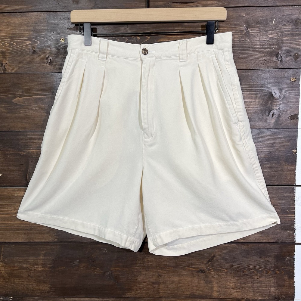 Vintage‎ L.L. Bean Pleased Silk Shorts Womens Size 14